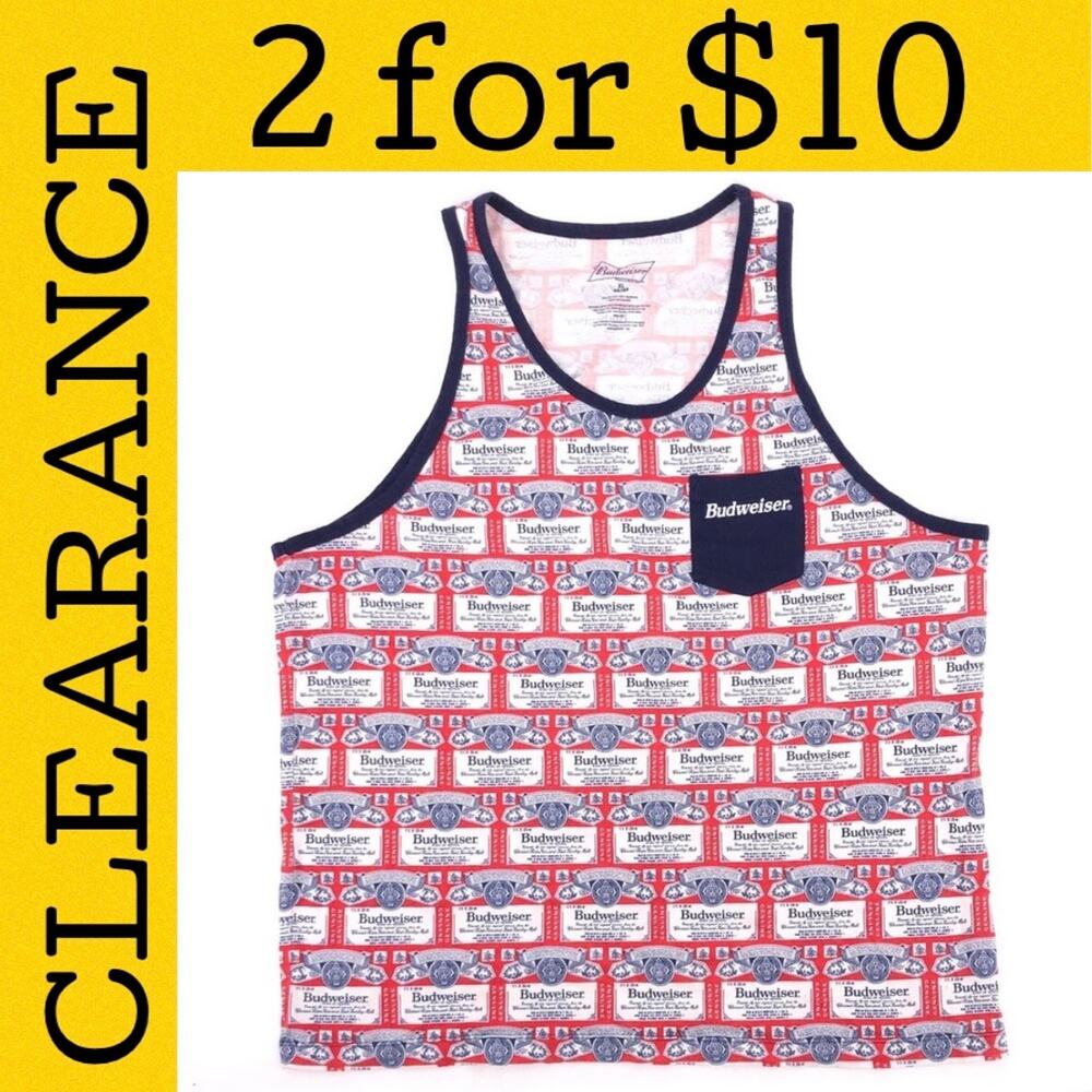 🟡 Budweiser tank top